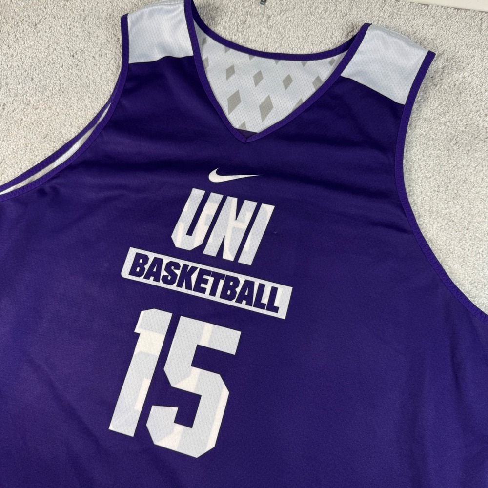 UNI Panthers Nike Basketball Reversible Practice Jersey 2XL ~ Mislabeled Tigers